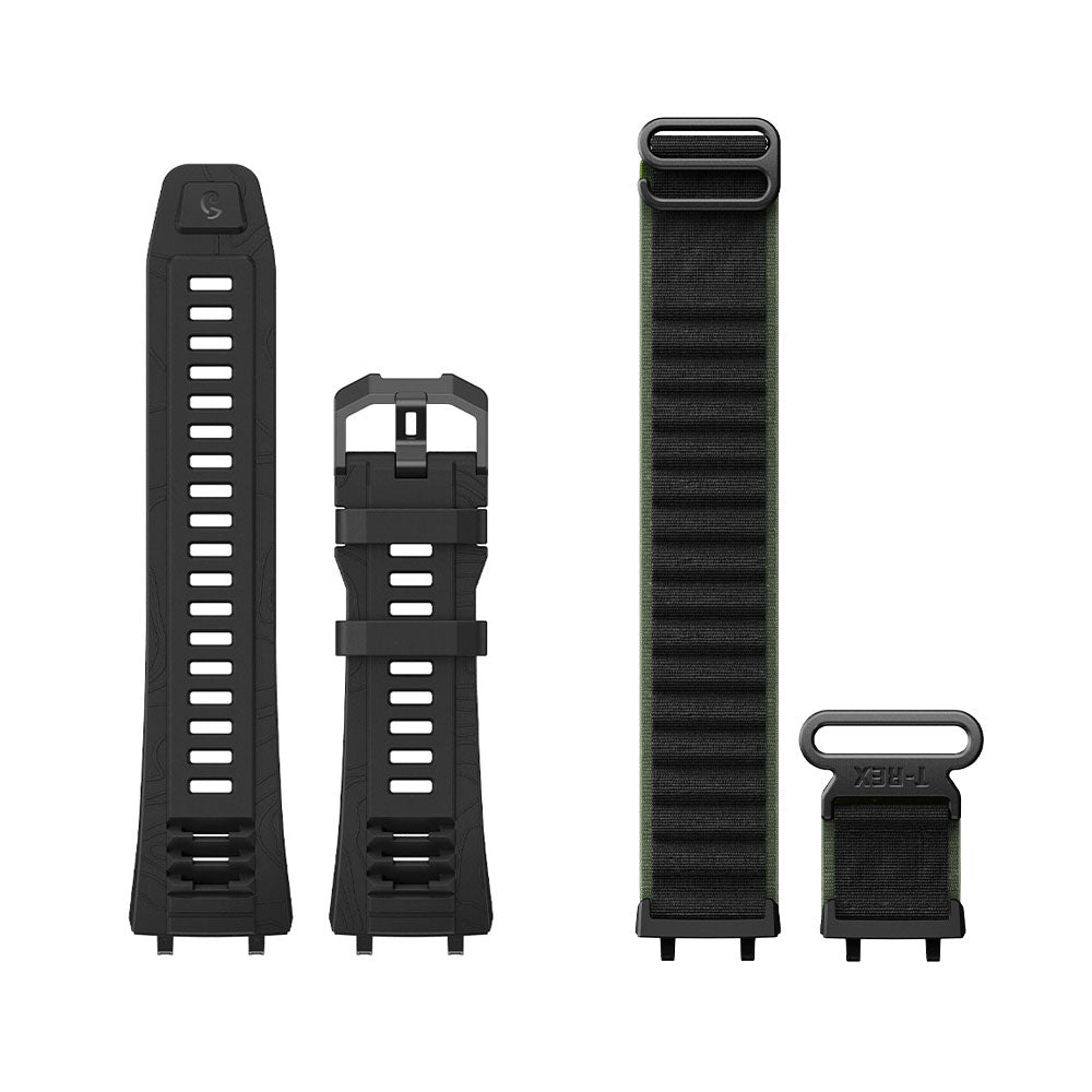 T-Rex 3 專用錶帶 玄武黑 / 叢林綠