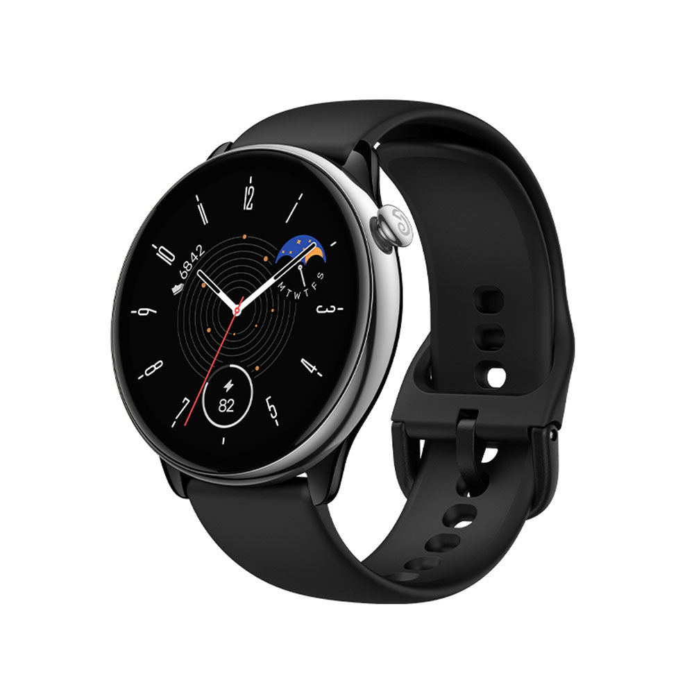 GTR mini 曜石黑 43mm 極輕薄不銹鋼智慧手錶