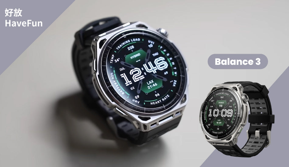 Balance 3 -【好放HaveFun】Garmin太貴？Apple Watch沒續航？該試試看 Amazfit Balance 3｜系統化訓練 Train with Structure