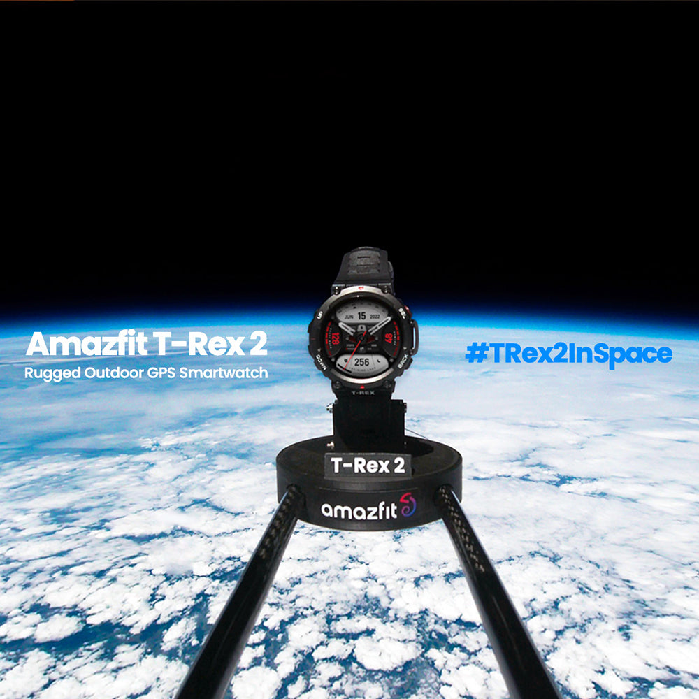 AMAZFIT T-Rex 2挑戰太空任務，在太空中依舊強悍?!