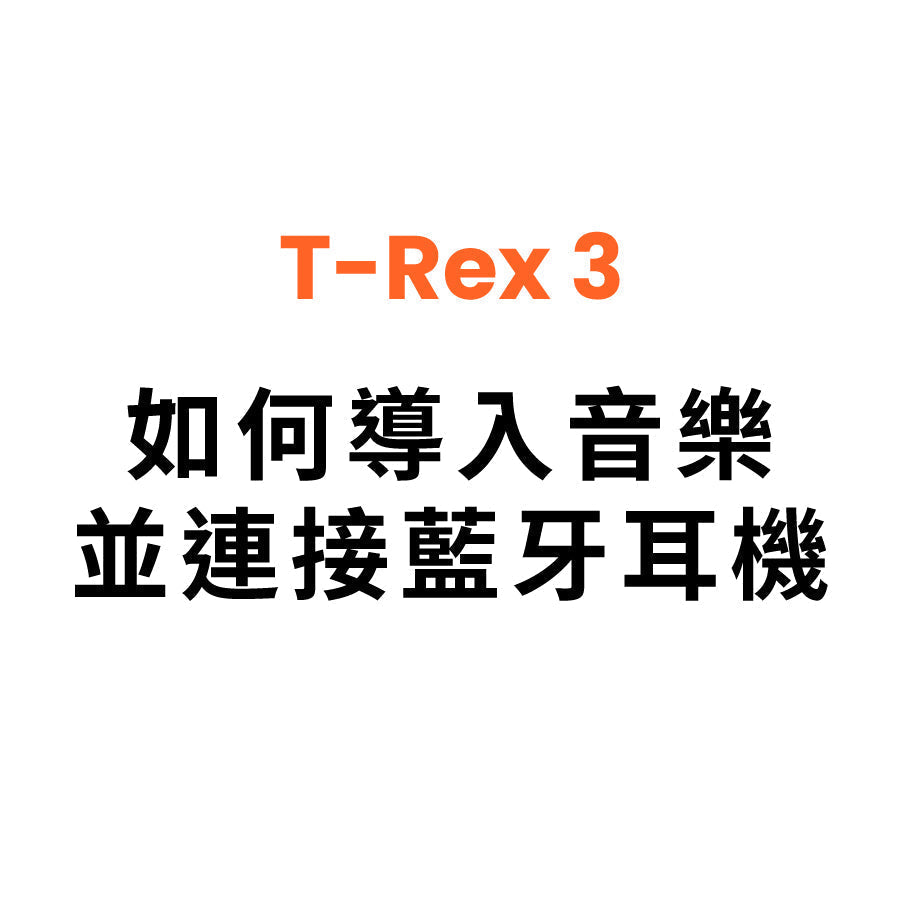 Amazfit T Rex 3 導入音樂