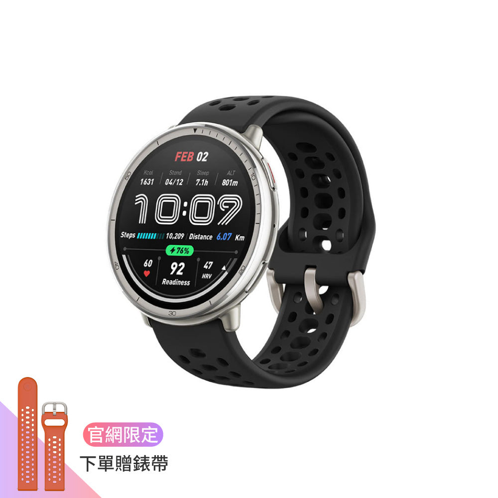 Active 2 44mm 智慧手錶 酷影黑 (矽膠錶帶)